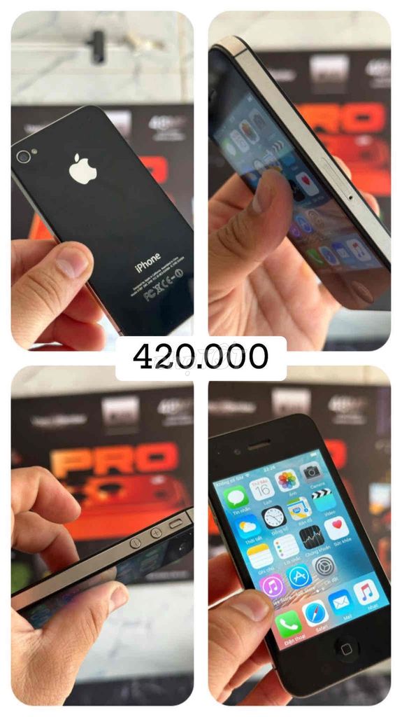 Apple iPhone 4S 16GB Đen. Mua bán Điện thoại tại Thành phố Vũng Tàu Bà Rịa - Vũng Tàu được đăng bởi Monkey Apple hình 1