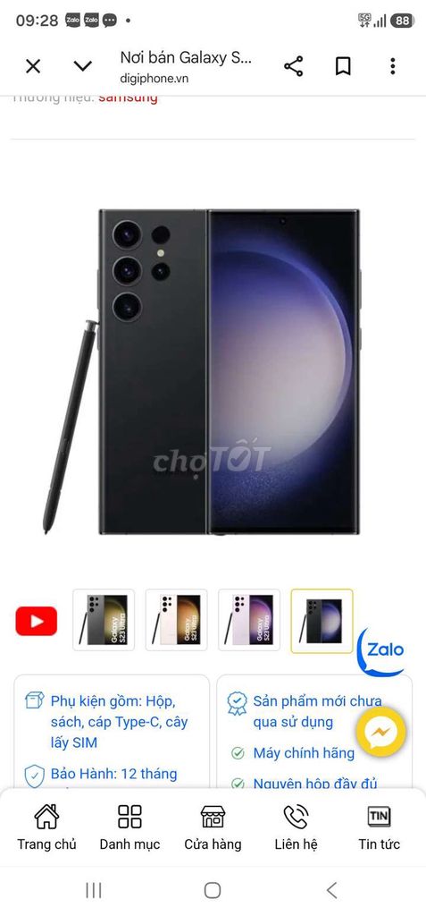 Samsung Galaxy S23 Ultra Đen. Mua bán Điện thoại tại Thị xã Từ Sơn Bắc Ninh được đăng bởi Tuấn diep hình 1