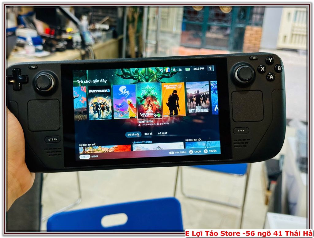 E pass Máy chơi game Valve Steam Deck 64GB Đen. Mua bán Thiết bị chơi game tại Quận Đống Đa Hà Nội được đăng bởi Nguyễn Tiến Lợi hình 1