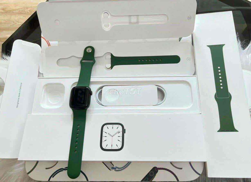 bán apple watch sr7/41 Green đẹp keng 99.9%