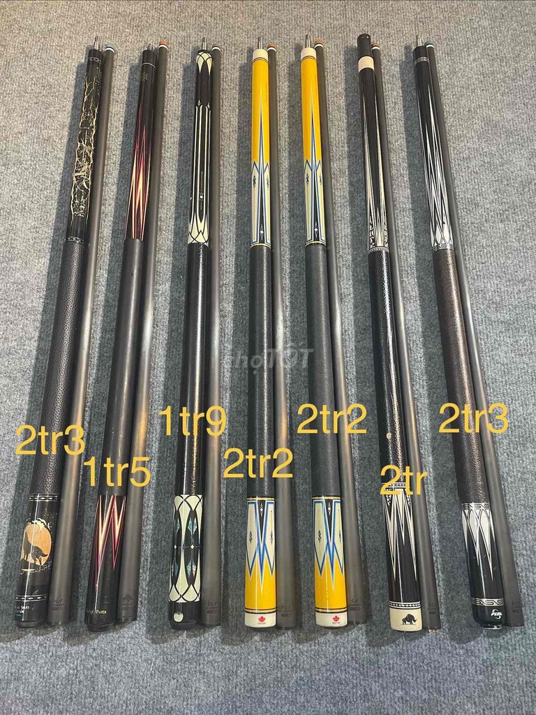 Gậy bi-a Carbon cũ giá rẻ. Mua bán Đồ thể thao, Dã ngoại tại Huyện Phú Xuyên Hà Nội được đăng bởi Đặng Đức Mạnh hình 1