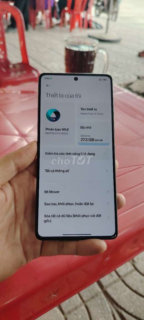 Xiaomi Redmi Note 12 Turbo 256GB Đen. Mua bán Điện thoại tại Huyện Yên Mô Ninh Bình được đăng bởi Mạnh Tâm hình 1