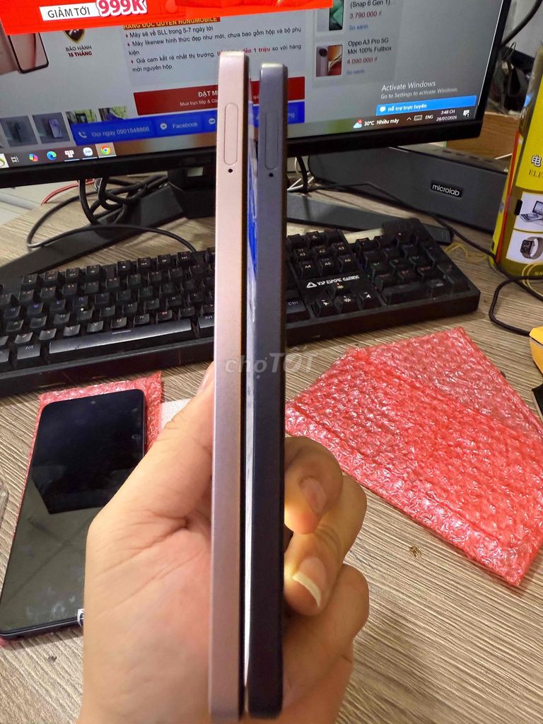 Oppo A3x 5G 6GB/128GB Hồng, Xám. Mua bán Điện thoại tại Thành phố Thuận An Bình Dương được đăng bởi Nguyễn Hữu Đô hình 1