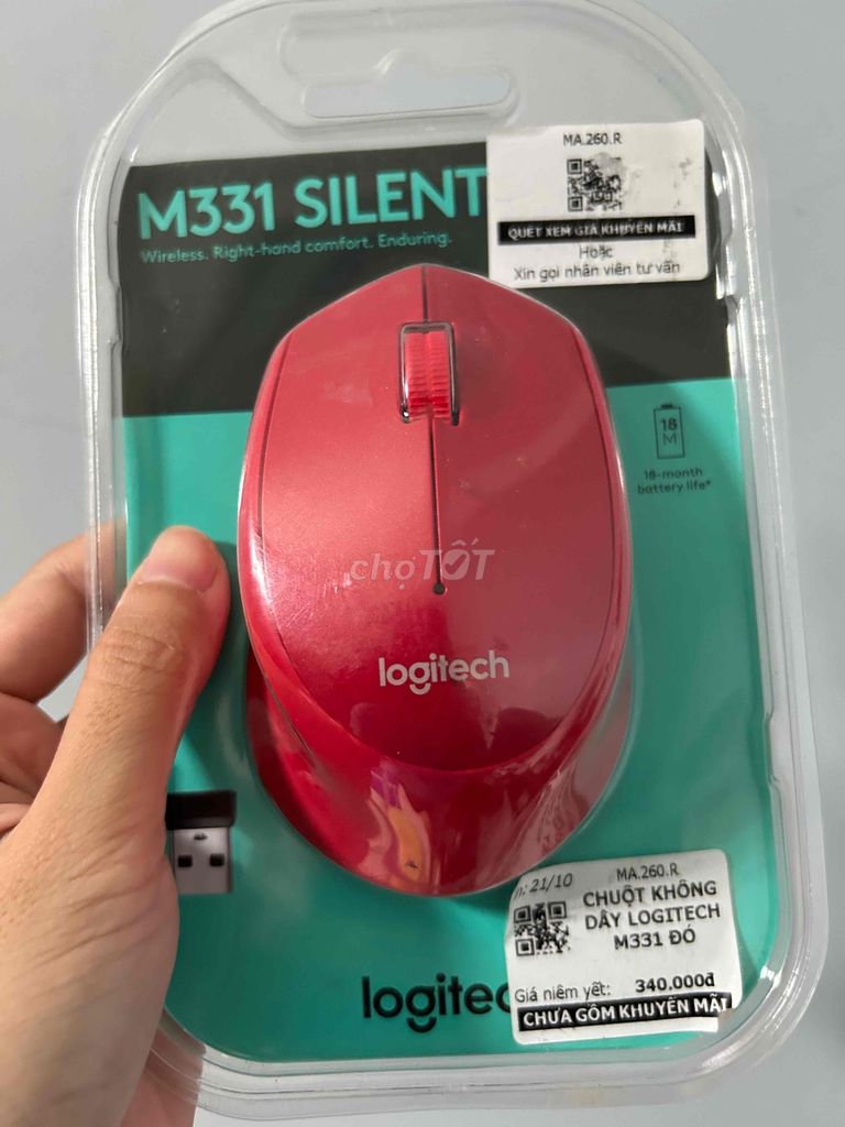 CHUỘT KHÔNG DÂY CHÍNH HÃNG LOGITECH