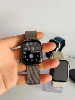 Apple Watch Series 10 42mm titanium gold new 99%. Mua bán Thiết bị đeo thông minh tại Huyện An Dương Hải Phòng được đăng bởi LAPTOP IPAD HẢI PHÒNG