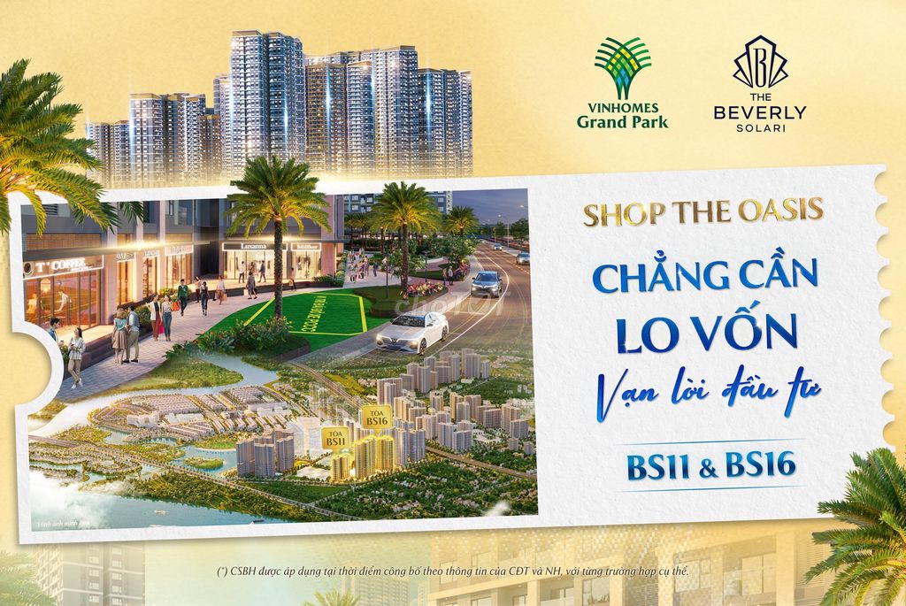 SHOP THE OASIS - ĐẦU TƯ AN TOÀN, SINH LỜI AN TÂM!