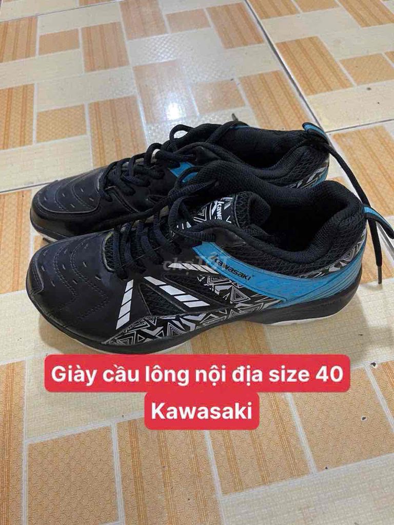 giày cầu lông Kawasaki size. 40 nội địa