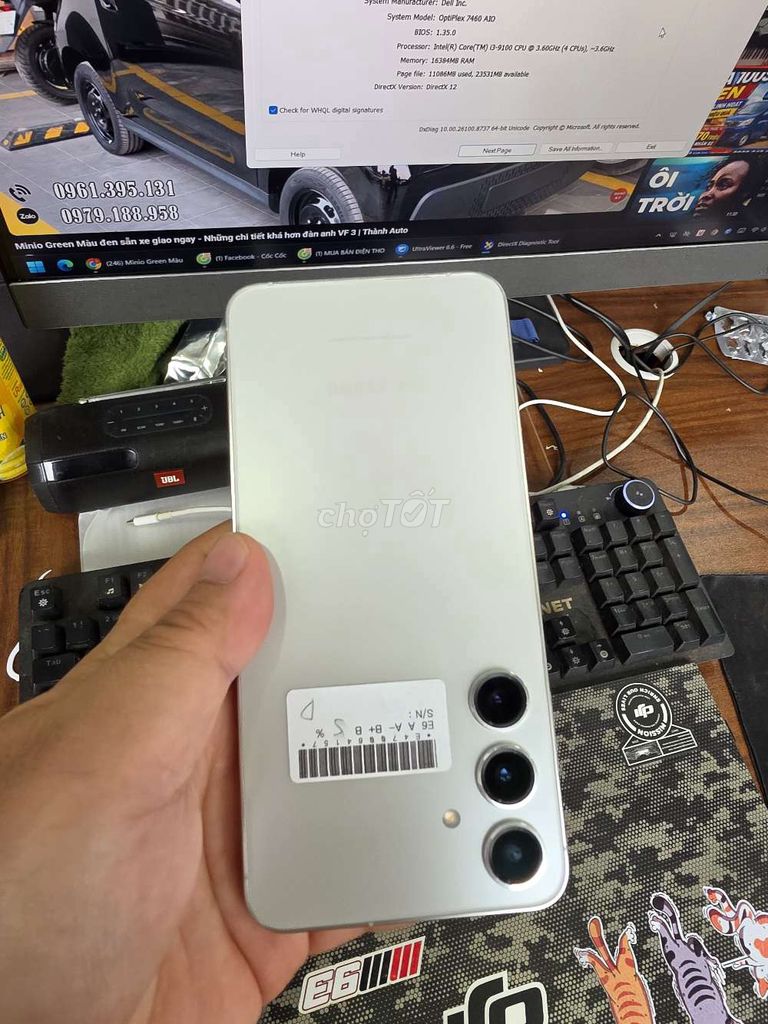 Samsung S24 Plus Hàn zin đẹp. Mua bán Điện thoại tại Quận Thanh Xuân Hà Nội được đăng bởi Hoang Ha hình 1