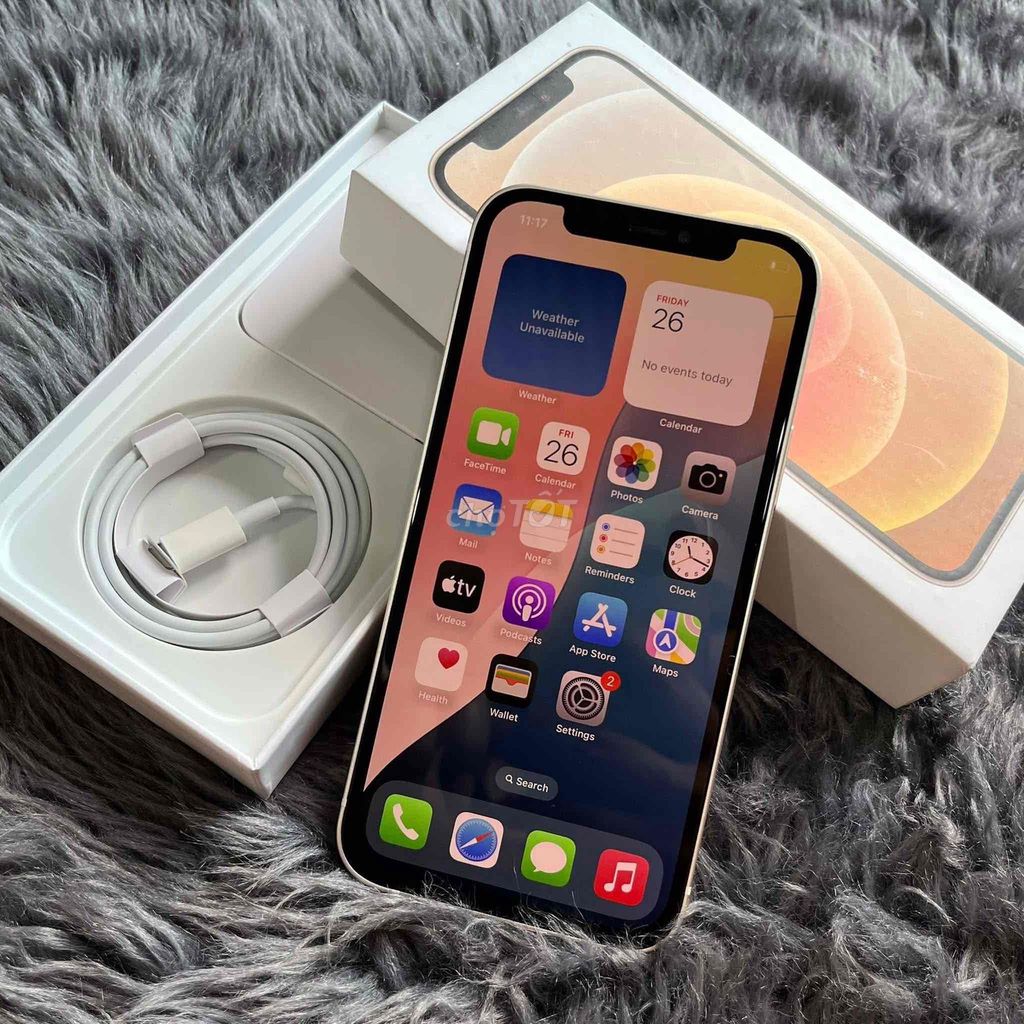 iPhone 12 64GB Trắng, Quốc Tế ( bán & giao lưu ). Mua bán Điện thoại tại Thành phố Thủ Dầu Một Bình Dương được đăng bởi Tiểu Hy 小希 hình 1