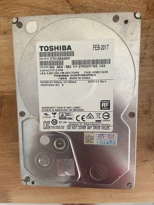 PASS combo 2 Ổ HDD 3.5 Toshiba 2TB và WD BLUE 1TB. Mua bán Linh kiện (RAM, Card...) tại Quận Liên Chiểu Đà Nẵng được đăng bởi Lâm Hoàng