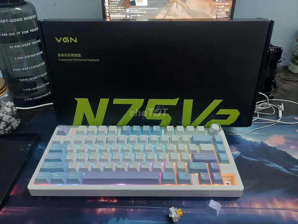 Bàn phím cơ VGN N75 V2. Mua bán Phụ kiện (Màn hình, Chuột...) tại Thành phố Quảng Ngãi Quảng Ngãi được đăng bởi Nguyễn Tài hình 1