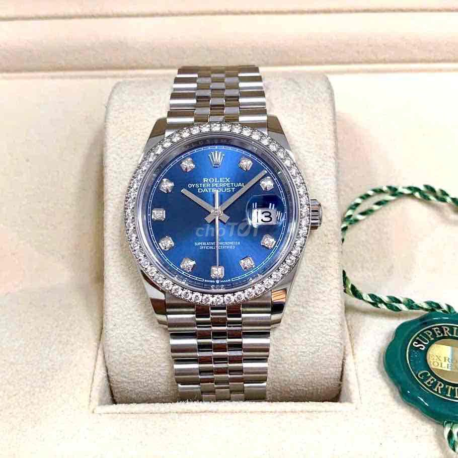 Rolex 126284Rbr Xanh Blue kim zin