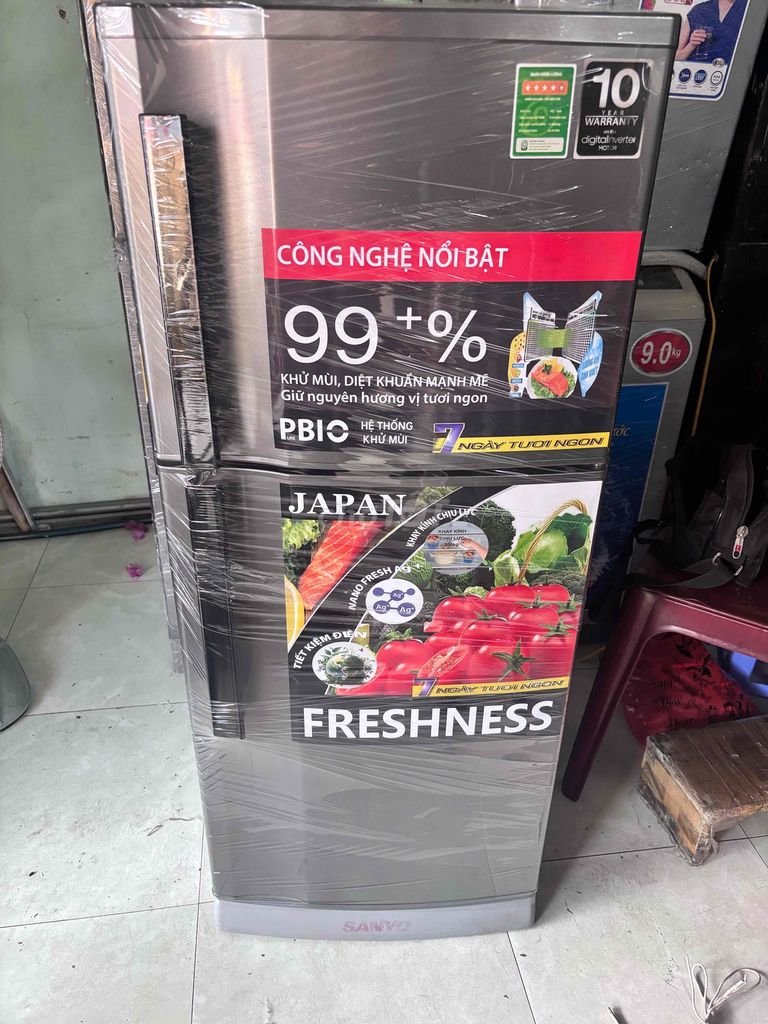 Tủ lạnh Sanyo Aqua 170lít tiết kiệm điện năng. Mua bán Tủ lạnh tại Thành phố Thuận An Bình Dương được đăng bởi Tủ lạnh Máy Giặt máy lạnh thuận an hình 1