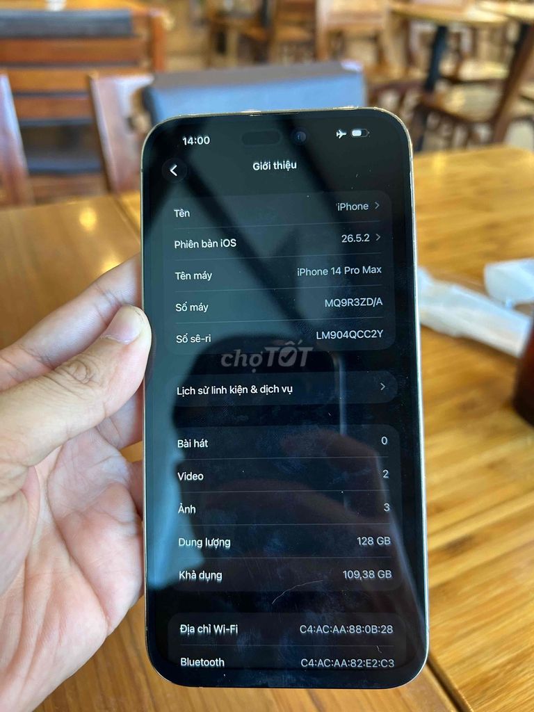 Apple iPhone 14 Pro Max 128GB Đã qua sử dụng. Mua bán Điện thoại tại Quận Sơn Trà Đà Nẵng được đăng bởi Đỗ Trọng Đạt hình 1
