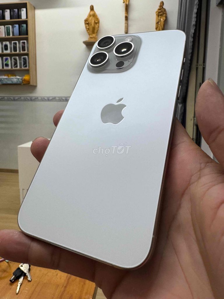 Apple iPhone 15 Pro Max 256GB Trắng. Mua bán Điện thoại tại Quận Ninh Kiều Cần Thơ được đăng bởi Khải mobile hình 1