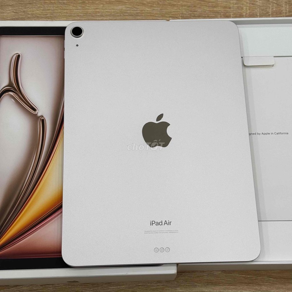 IPAD AIR 6 2024 M2 11 INCH, 256GB WIFI, Sạc 9 Lần