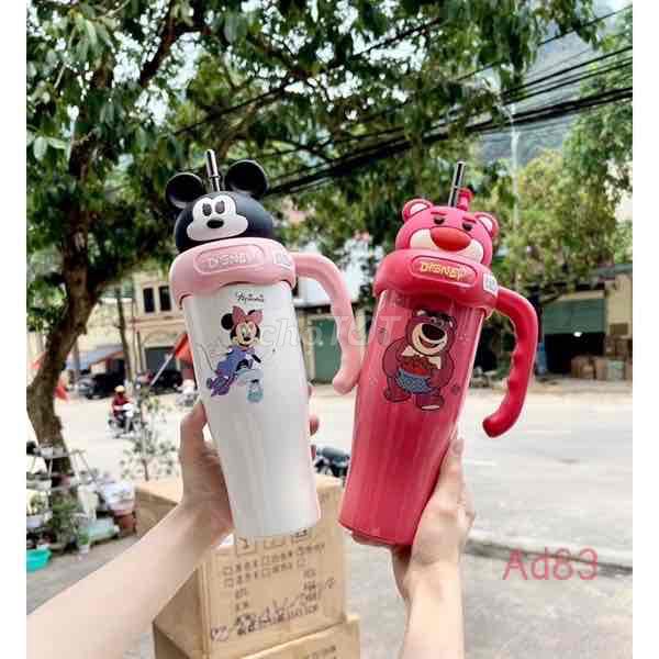 Ly giữ nhiệt Disney tay cầm 800ml