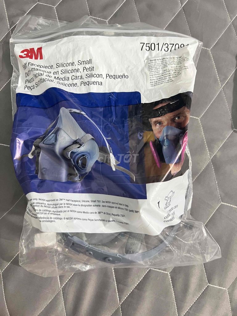 Mặt nạ phòng độc 3M 7501/3700 chính hãng. Mua bán Đồ chuyên dụng, Giống nuôi trồng tại Thành phố Vũng Tàu Bà Rịa - Vũng Tàu được đăng bởi Kiệt hình 1