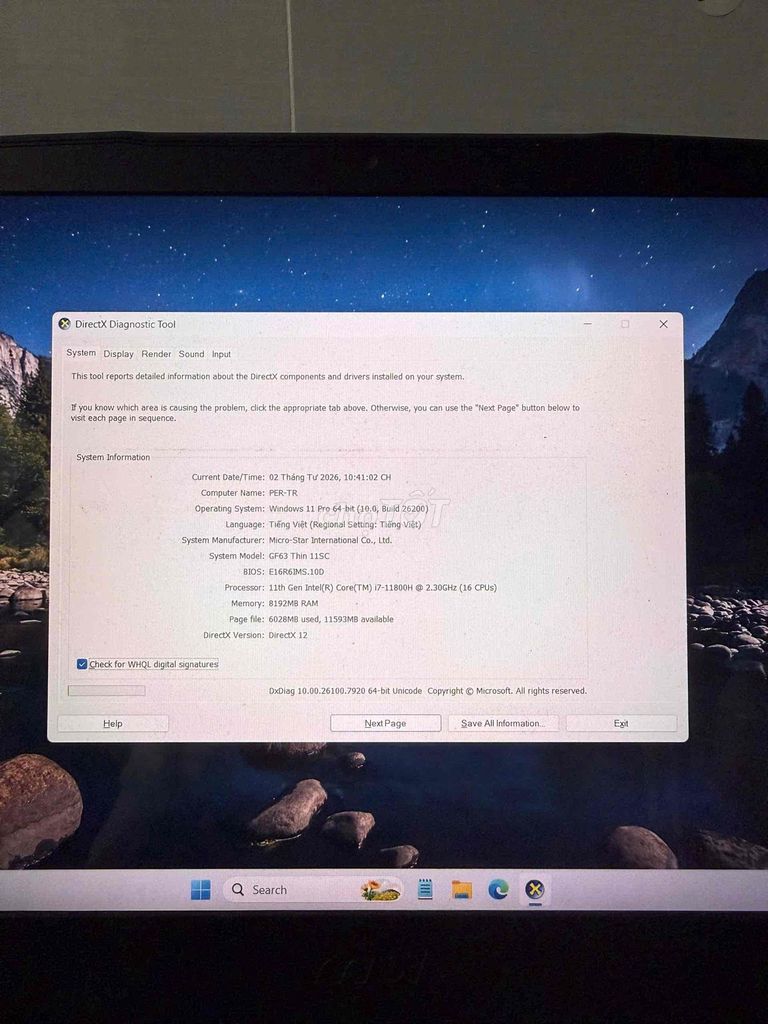 i7-11800H 8GB/250GB GTX 1650 maxq. Mua bán Laptop tại Quận Tân Bình Tp Hồ Chí Minh được đăng bởi Nguyễn Trần Chí Trung hình 1