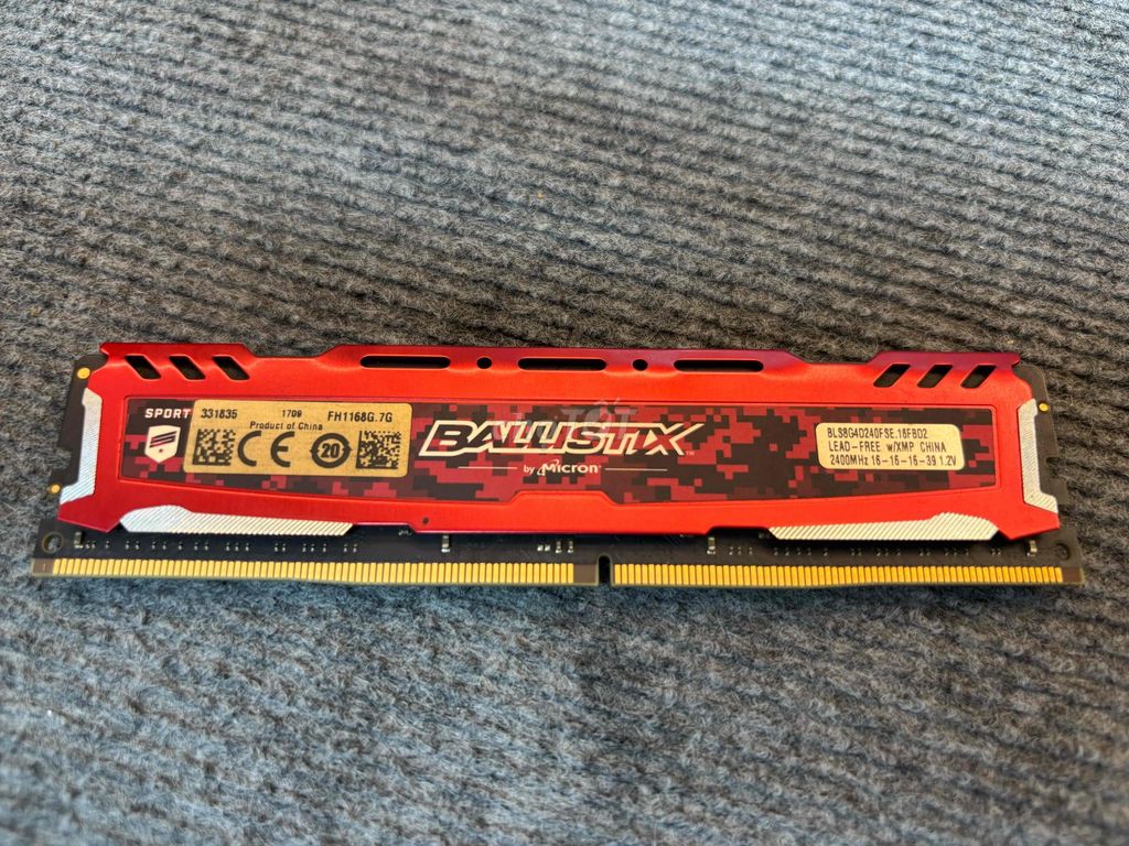 ✅Ram Ballistix DDR4-2400-8GB siêu ngon giá tốt