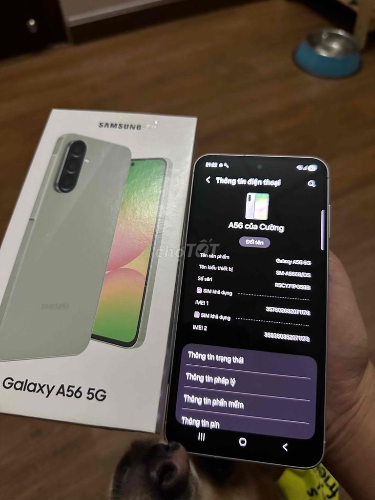 Samsung Galaxy A56 5G 8GB/128GB Xám Như mới. Mua bán Điện thoại tại Thành phố Long Xuyên An Giang được đăng bởi Nguyễn Cường hình 1