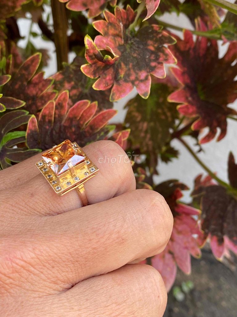 Nhẫn nữ Vàng non 17mm. Mua bán Phụ kiện thời trang khác tại Thành phố Phan Rang-Tháp Chàm Ninh Thuận được đăng bởi Sưu tầm  hình 1