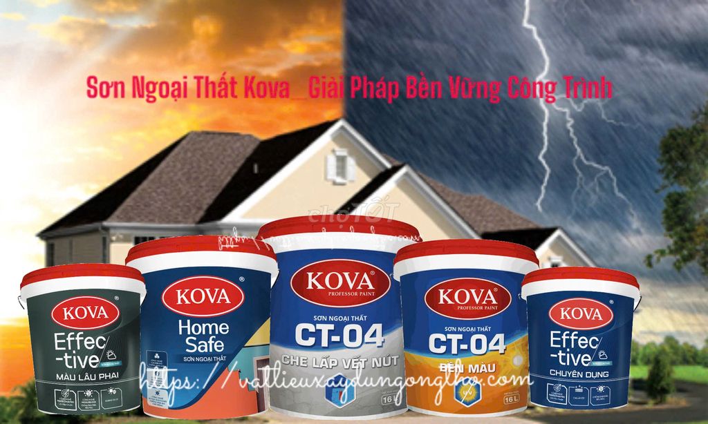 Sơn Ngoại Thất KOVA_ Bền Vững Cho Công Trình