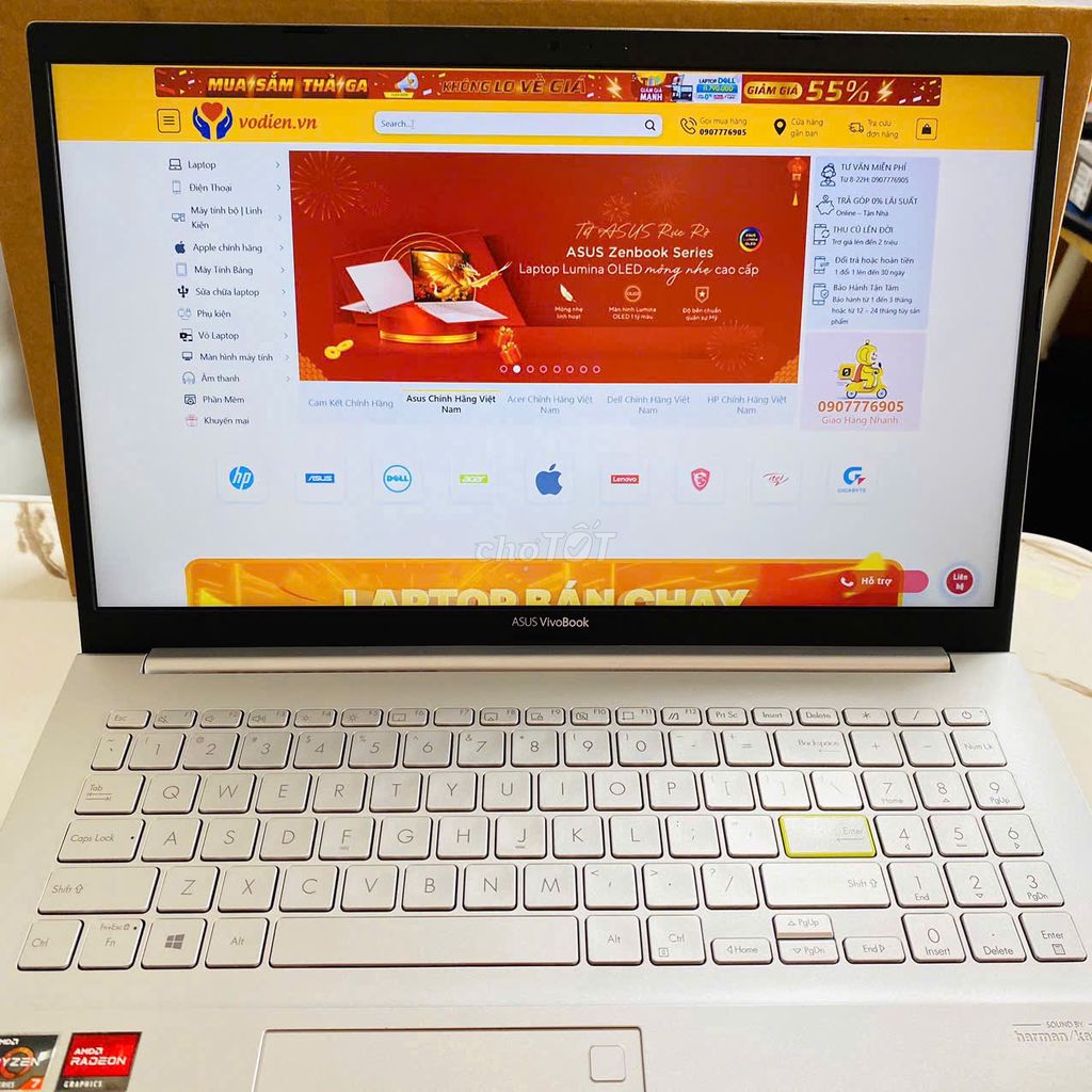 Asus Vivobook 15 M513UA R7-5700U 8GB/512GB Win11. Mua bán Laptop tại Quận Ninh Kiều Cần Thơ được đăng bởi Võ Diện hình 1