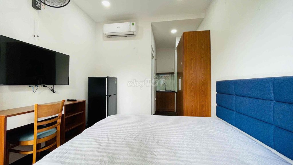 CHÍNH CHỦ CHO THUÊ STUDIO BAN CÔNG THOÁNG MÁT NGAY CÔ BẮC- CÔ GIANG Q1