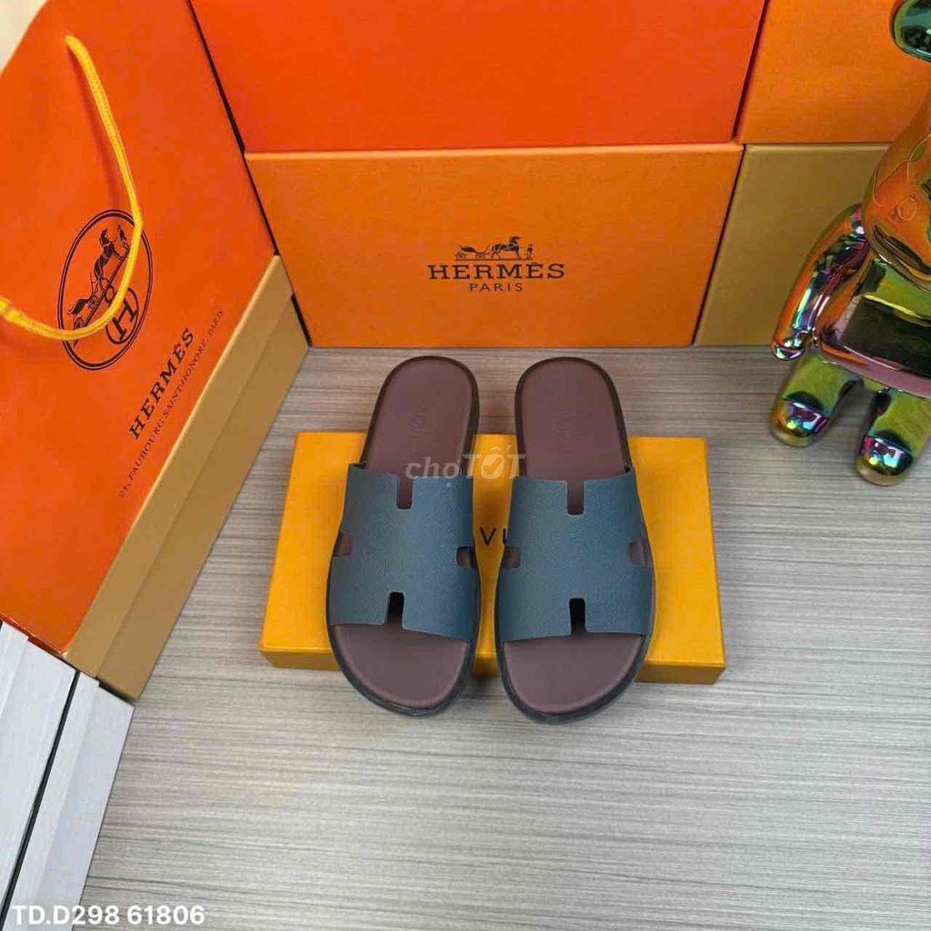 Dép Hermes Nam Da bò. Mua bán Giày dép tại Huyện Đông Anh Hà Nội được đăng bởi shop linh tinh hình 1