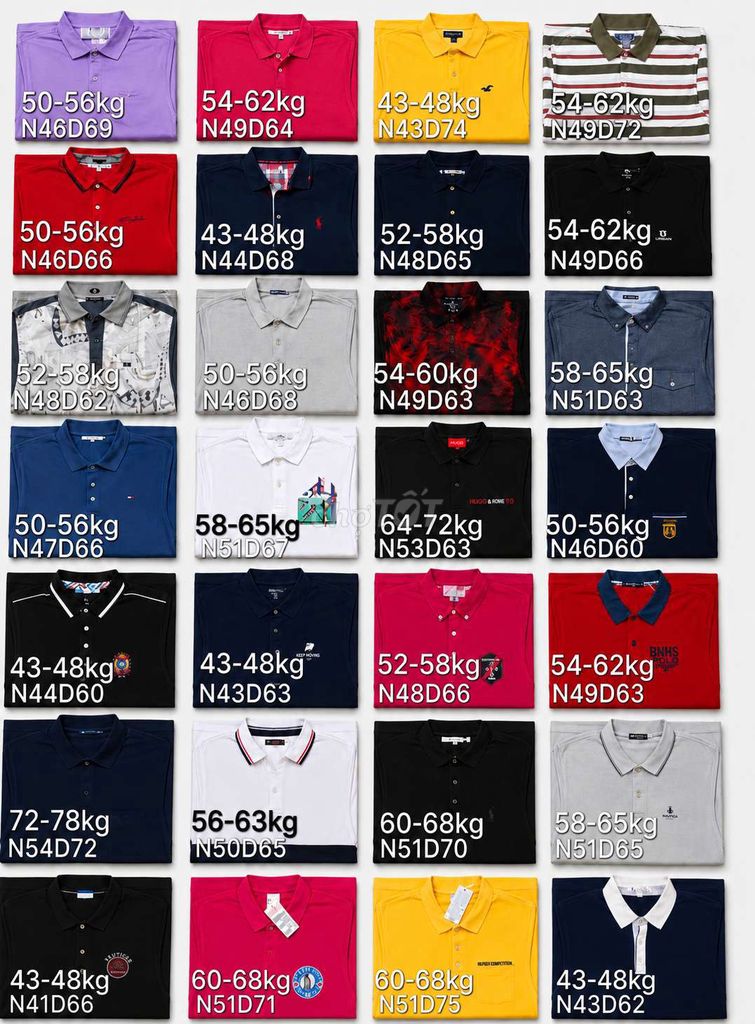 Áo polo nam Cotton nhiều màu. Mua bán Quần áo tại Thành phố Hải Dương Hải Dương được đăng bởi Hải Anh hình 1
