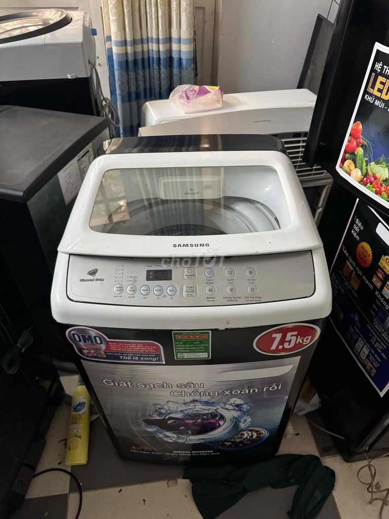 Máy giặt Samsung 7.5kg đẹp 90%. Mua bán Máy giặt tại Quận Ninh Kiều Cần Thơ được đăng bởi Hàng Điện Máy Thanh Lý hình 1