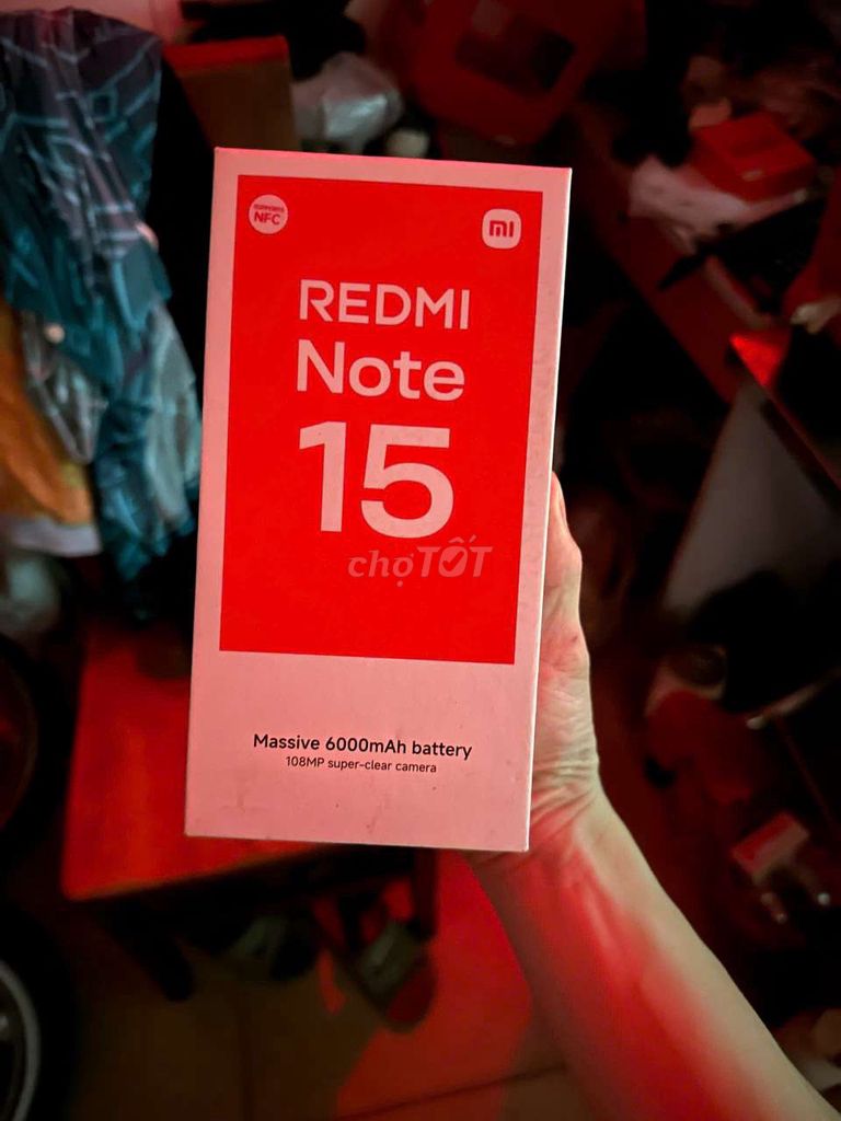 Xiaomi Redmi Note 15 128GB Đen. Mua bán Điện thoại tại Quận 8 Tp Hồ Chí Minh được đăng bởi phát trần hình 1
