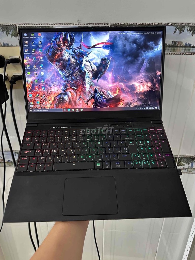 Gaming Galleria i5-8300H 8GB/256GB GTX 1050ti 4G. Mua bán Laptop tại Quận Ninh Kiều Cần Thơ được đăng bởi Laptop Macbook Gaming Văn phòng hình 1