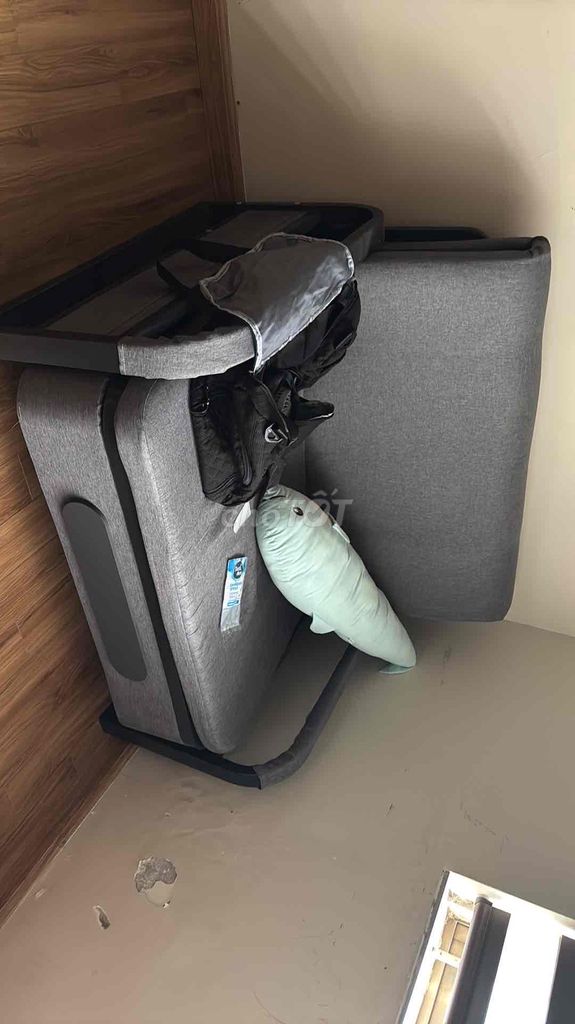 Giường gấp thành ghế Vải 1m1 x 2m. Mua bán Giường, chăn ga gối nệm tại Quận Hà Đông Hà Nội được đăng bởi hà mạnh linh hình 1