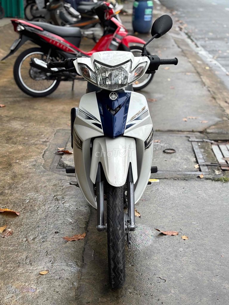 Yamaha Sirius Trắng xanh. Mua bán Xe máy tại Thị xã Bến Cát Bình Dương được đăng bởi xe máy trả góp tín nghĩa  hình 10