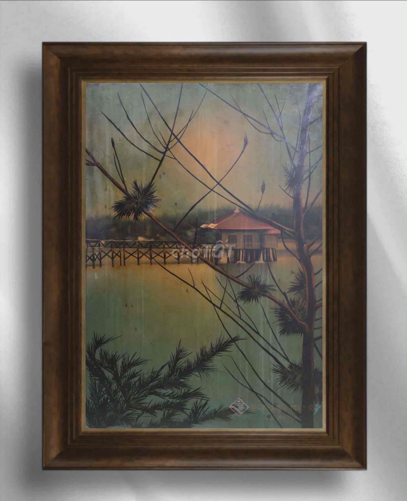 Tranh sơn mài 40x60cm. Mua bán Đồ sưu tầm, đồ cổ tại Quận 10 Tp Hồ Chí Minh được đăng bởi PHẠM NGUYỄN THÚY QUỲNH hình 1