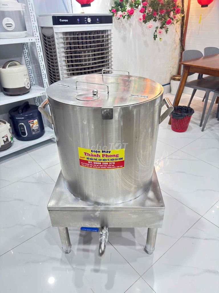 Nồi súp Inox 100L đã qua sử dụng có ngăn inox 4tr5. Mua bán Đồ chuyên dụng, Giống nuôi trồng tại Quận Cái Răng Cần Thơ được đăng bởi võ hoàng mến hình 1