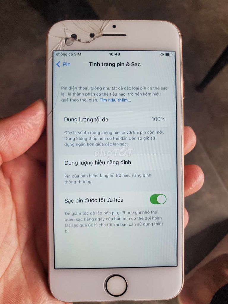 iPhone 8 64GB Vàng hồng Lock. Mua bán Điện thoại tại Quận Tân Bình Tp Hồ Chí Minh được đăng bởi Nam Trần hình 1