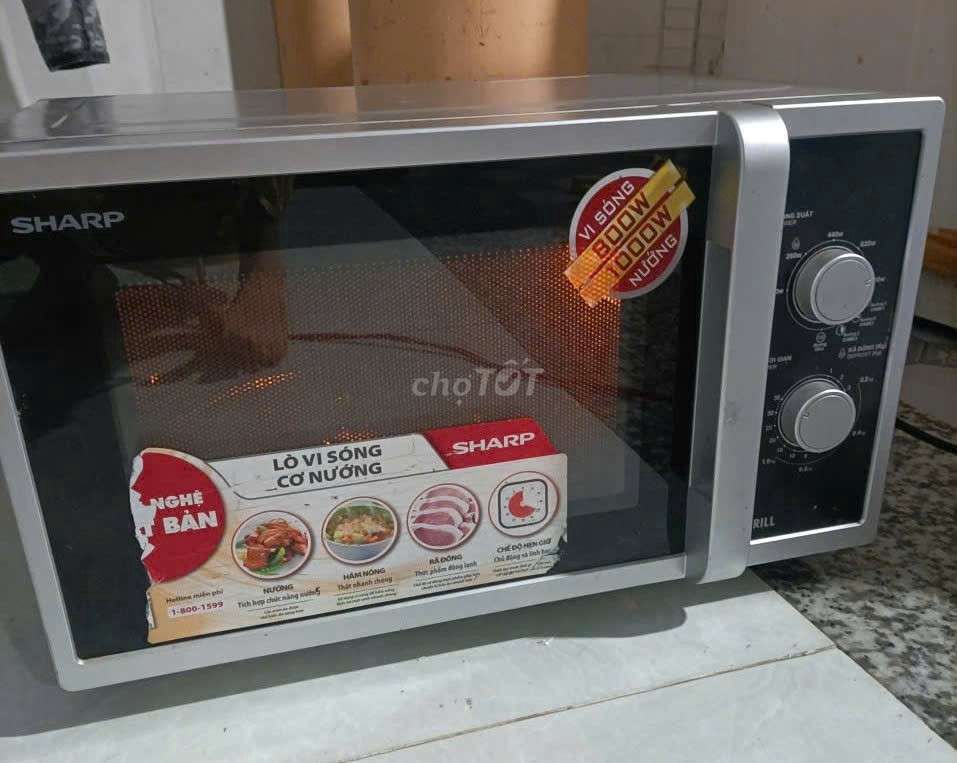 Lò vi sóng Sharp R-G322VN-S 23L. Mua bán Bếp, lò, đồ điện nhà bếp tại Quận Cái Răng Cần Thơ được đăng bởi Thảo Vy hình 1