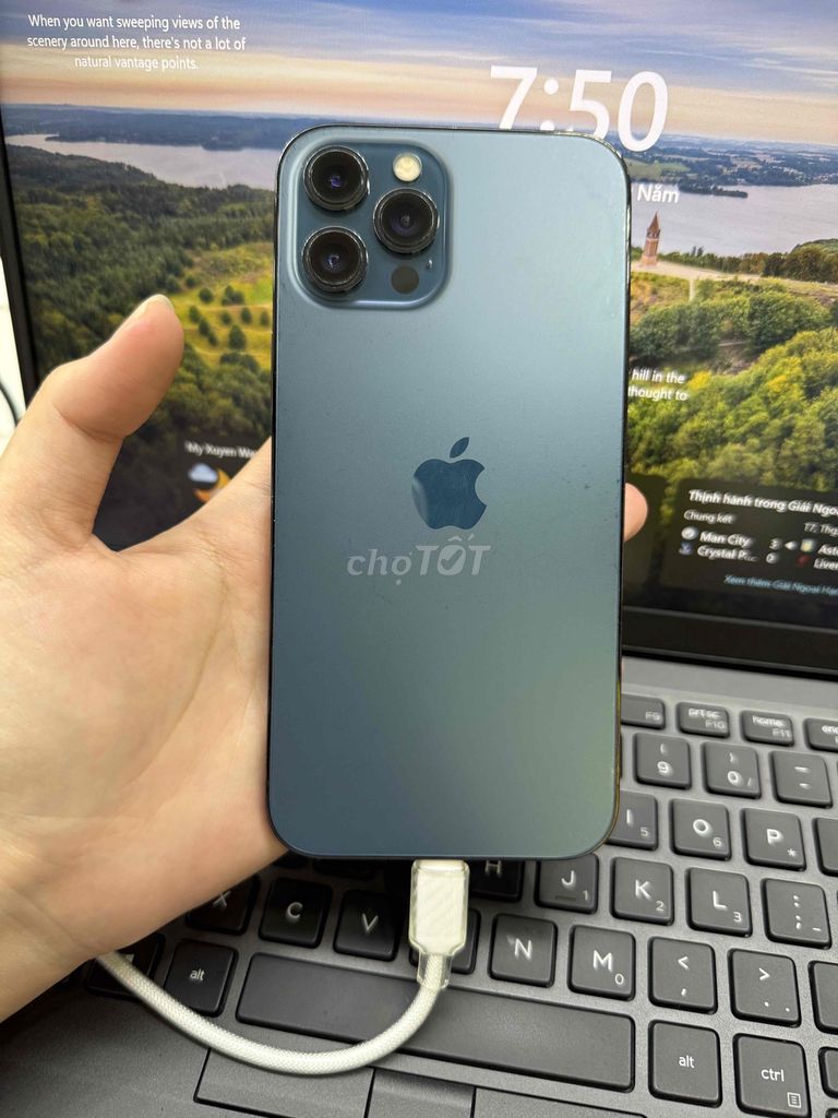 iPhone 12 Pro Max 128GB Xanh. Mua bán Điện thoại tại Thành phố Long Xuyên An Giang được đăng bởi Thịnh Mobile hình 1