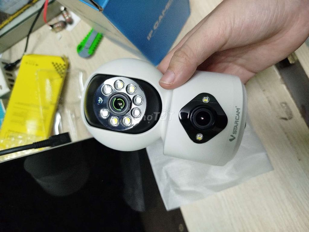 Camera 2 mắt 2.0mp app o-kam pro bh12 thang