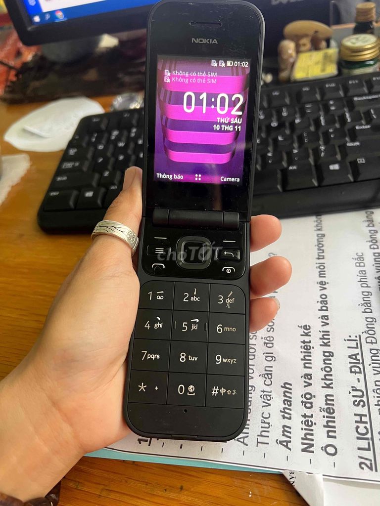 Nokia 2720 Đen Nguyên zin. Mua bán Điện thoại tại Quận 12 Tp Hồ Chí Minh được đăng bởi Lưu trang vy hình 1