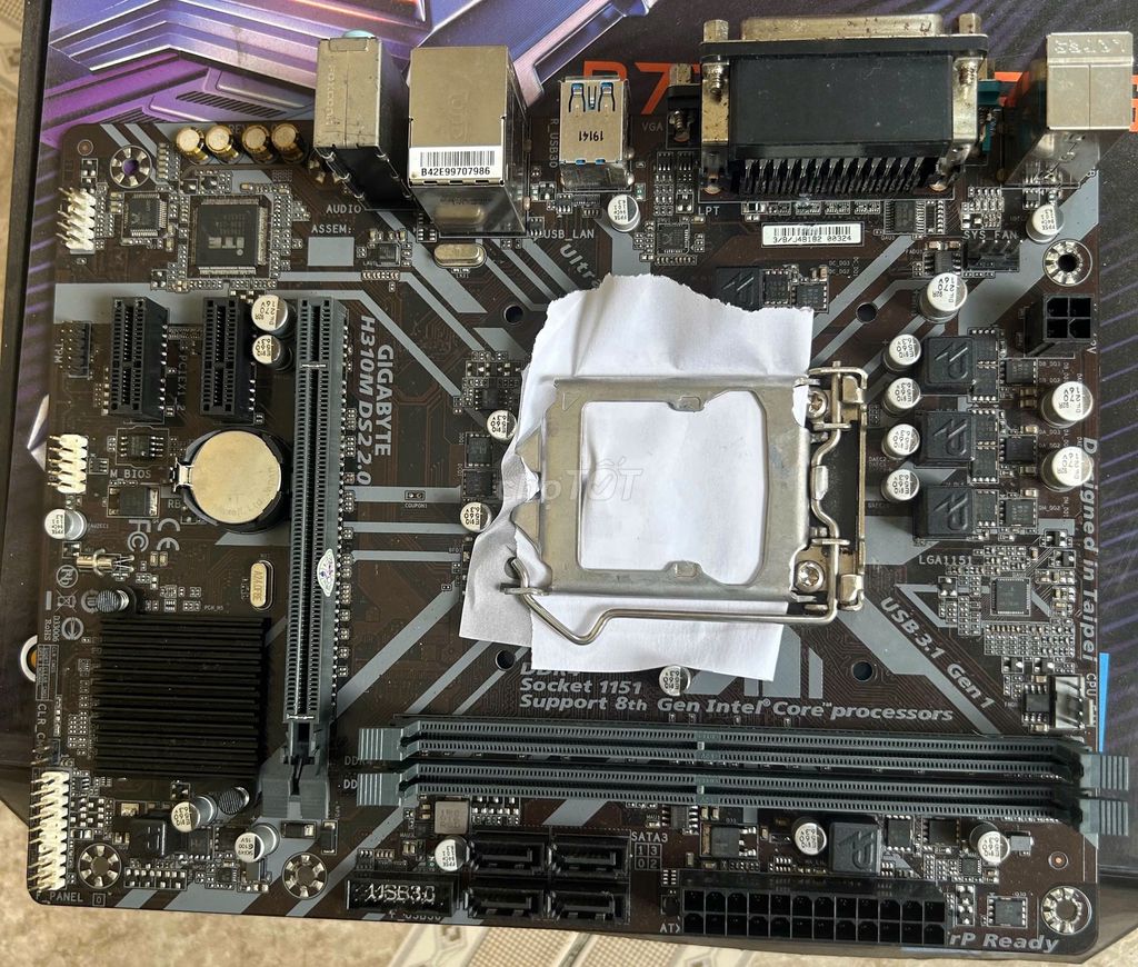 Bo mạch chủ Gigabyte H310M DS2 2.0. Mua bán Linh kiện (RAM, Card...) tại Quận 10 Tp Hồ Chí Minh được đăng bởi LVVan hình 1