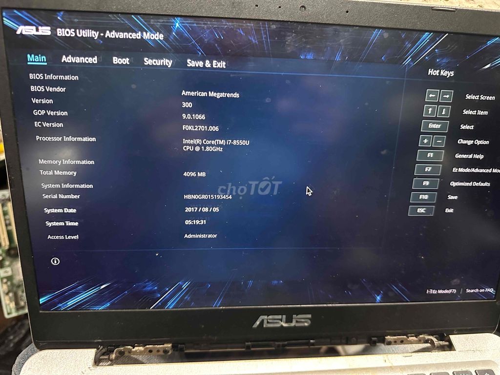 ASUS i7-8550U 4GB Bạc. Mua bán Laptop tại Quận Nam Từ Liêm Hà Nội được đăng bởi nguyễn hữu lợi hình 1