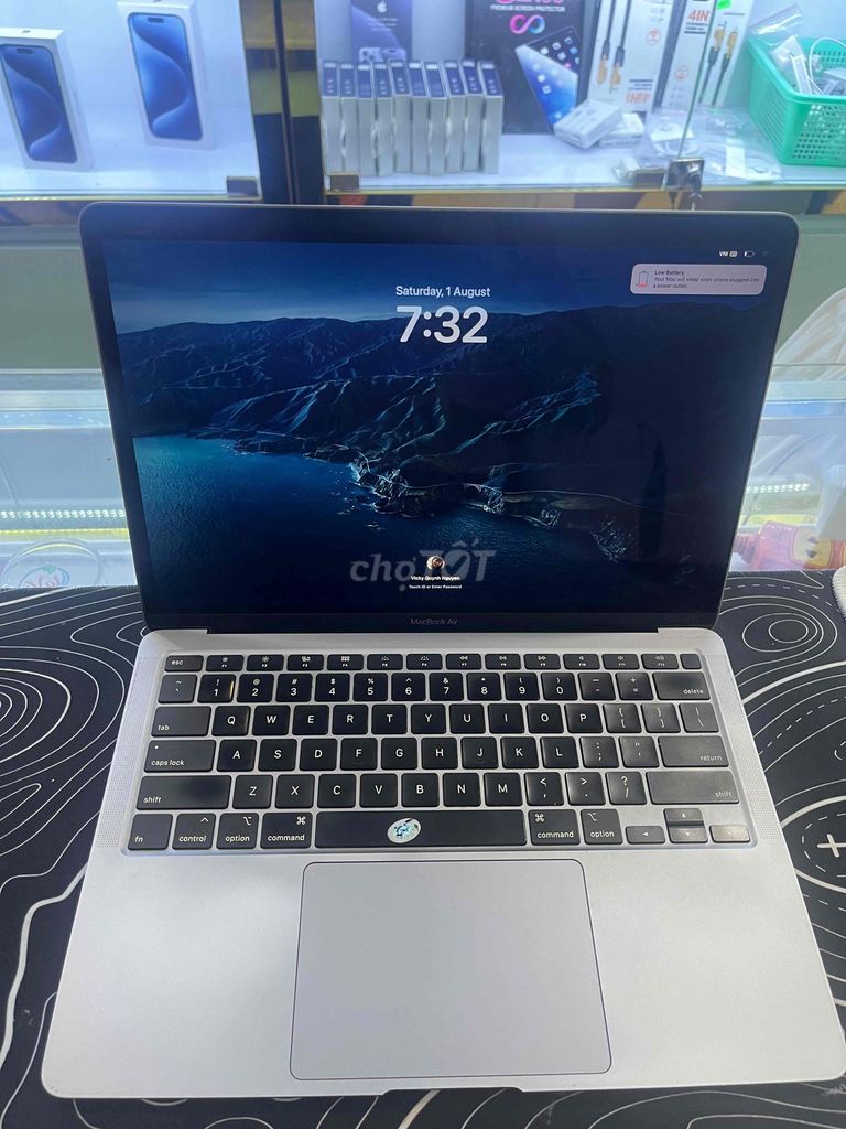 Apple MacBook Air 2020 i3 13 inch 8GB/256GB Bạc. Mua bán Laptop tại Quận Phú Nhuận Tp Hồ Chí Minh được đăng bởi Như Quỳnh hình 1