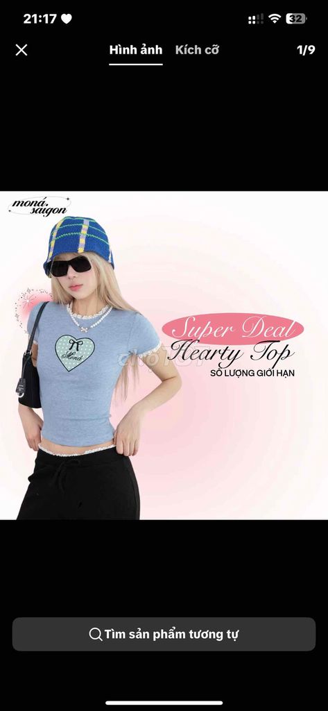 Áo thun Mona Nữ Vải mềm size M Xanh nhạt. Mua bán Quần áo tại Quận 7 Tp Hồ Chí Minh được đăng bởi Nguyễn Thy hình 1