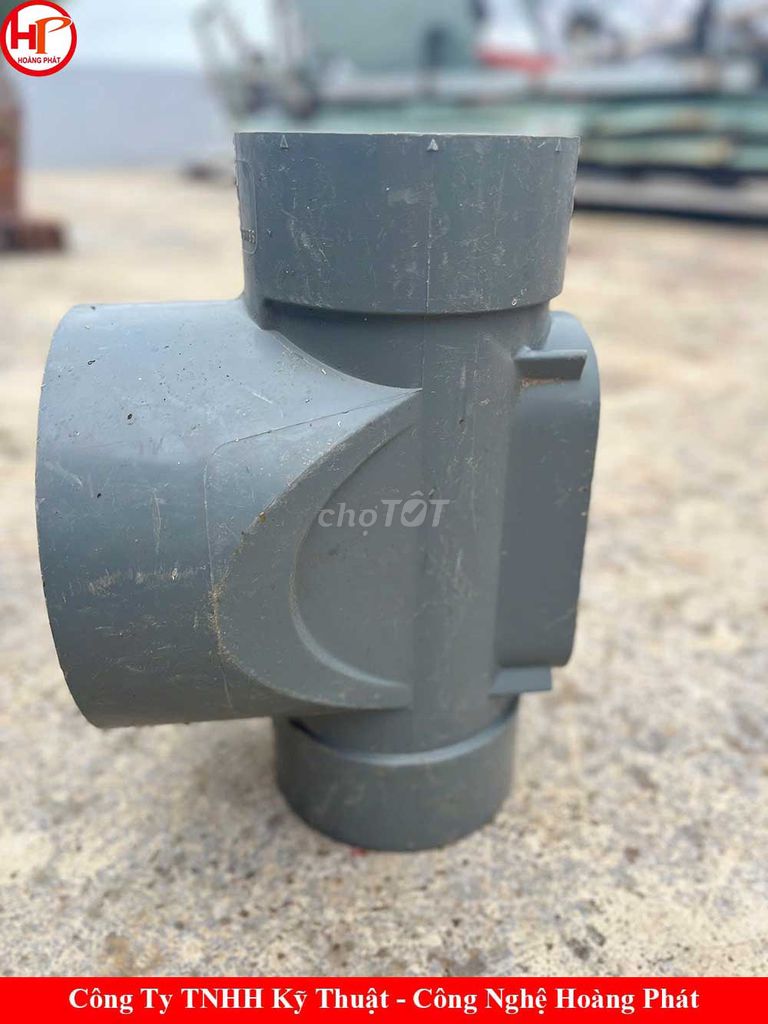 Tê thăm nhựa Hoàng Phát PVC Xám. Mua bán Nội thất, đồ gia dụng khác tại Thành phố Qui Nhơn Bình Định được đăng bởi Hoàng Phát hình 1