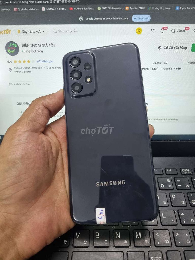 SAMSUNG A23 6GB.128GB SNAP 680 PIN 5000 FULL CN. Mua bán Điện thoại tại Quận Bình Thạnh Tp Hồ Chí Minh được đăng bởi Dân Mobile hình 1
