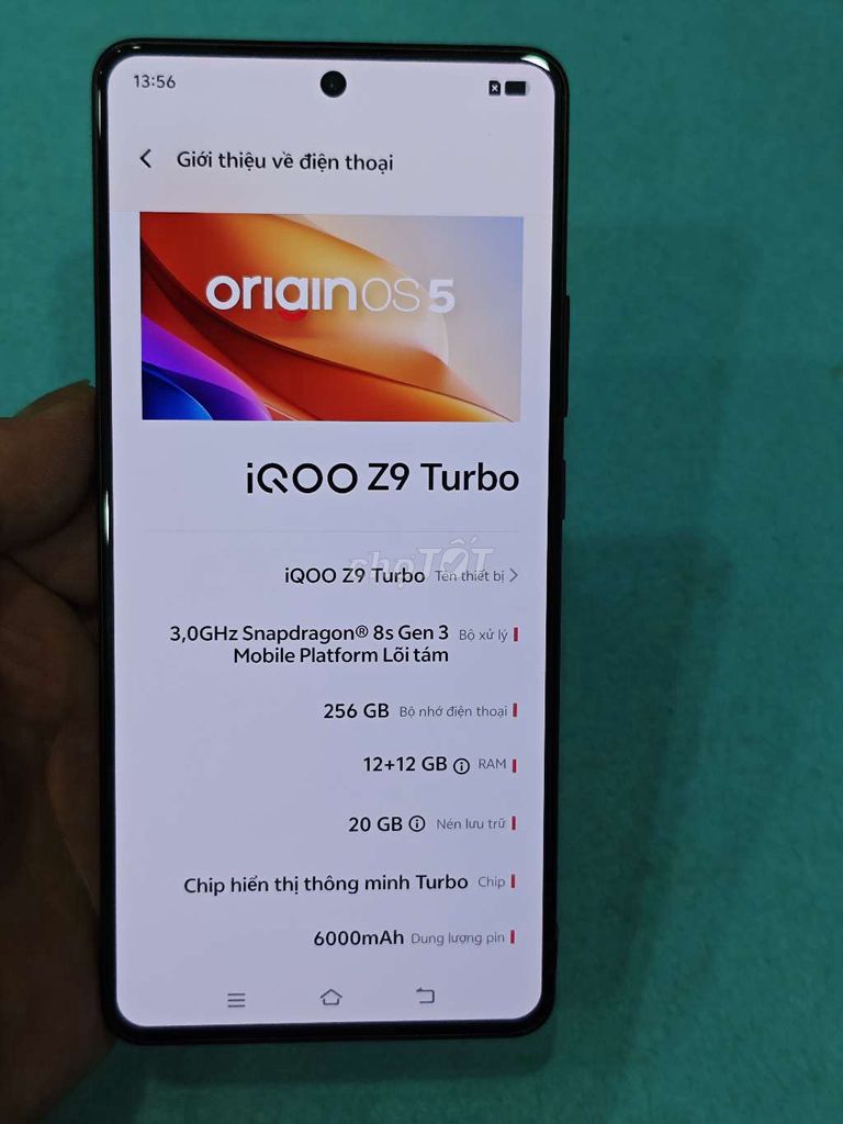 IQOO Z9 Turbo 12GB/256GB Đen. Mua bán Điện thoại tại Quận Hoàng Mai Hà Nội được đăng bởi Nguyennoi hình 1